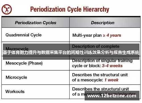 基于体育耐力提升与数据采集平台的周期性训练效果分析与报告生成系统
